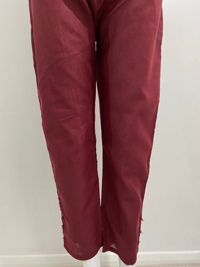 Red trousers - Sadaf’s Collection