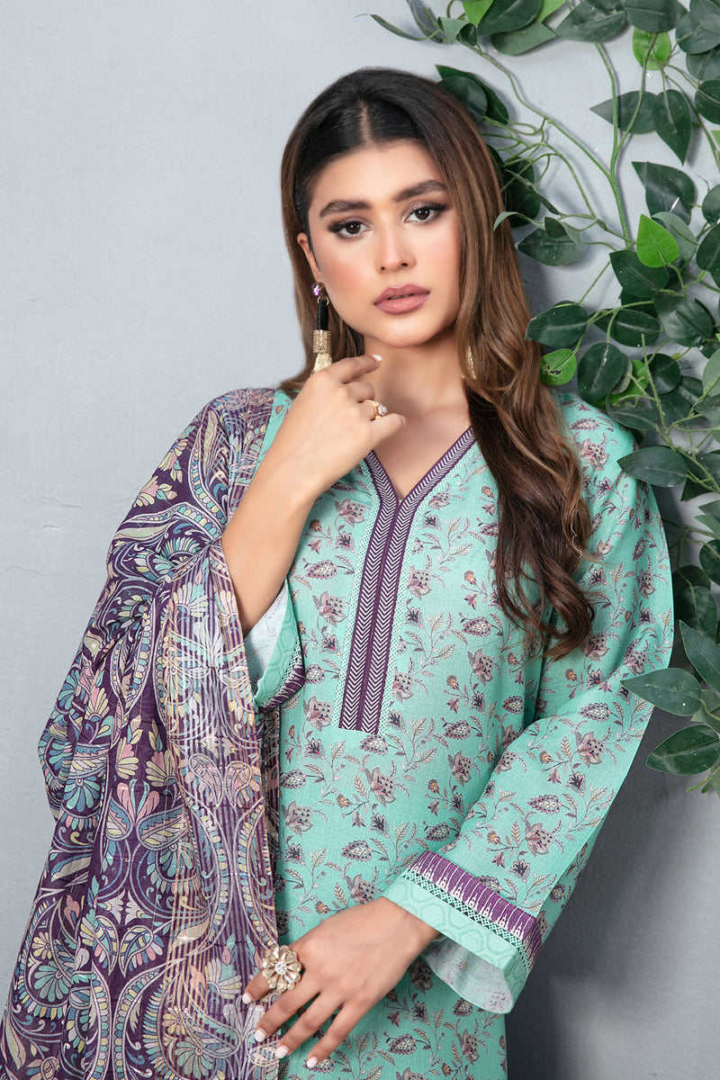 D-9506 - Stitched - Tawakkal Fabrics – Sadaf’s Collection